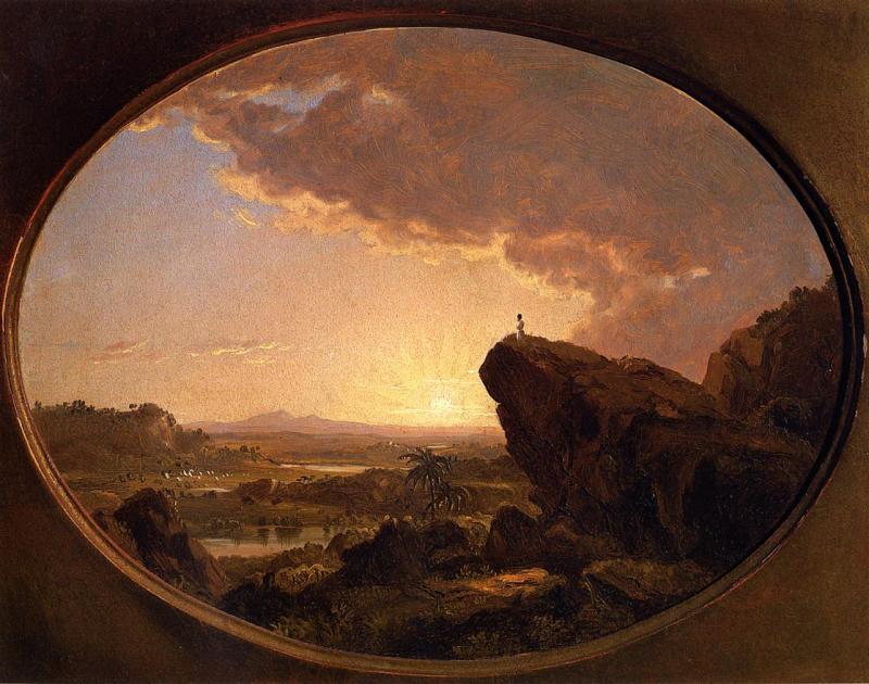 Frederic Edwin Church Moses Viewing Promised Land oil painting picture